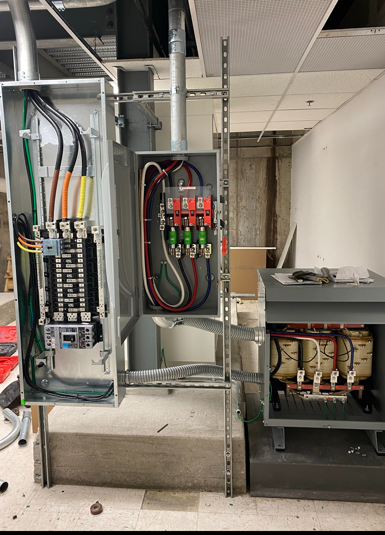Commercial electrical installation