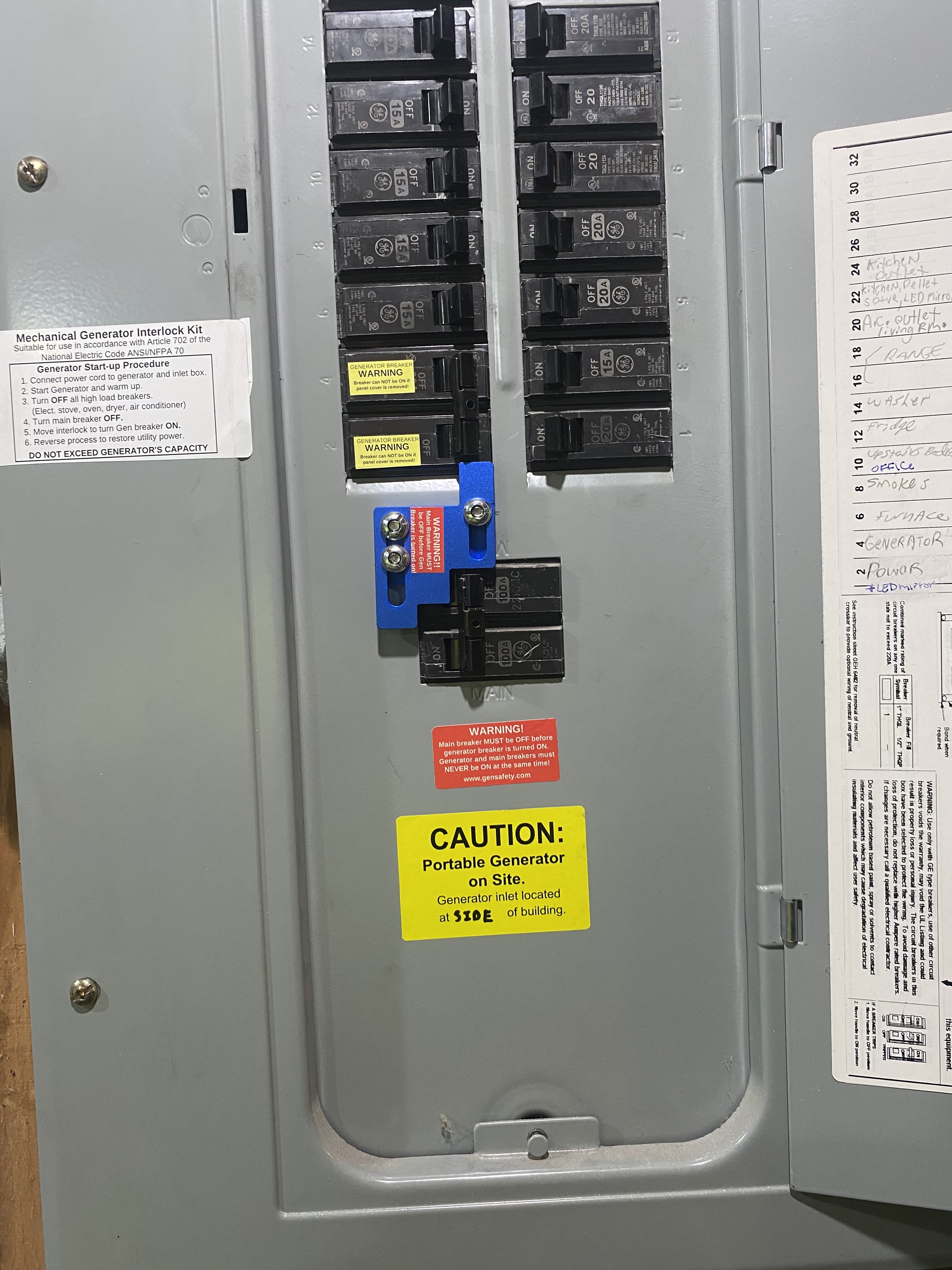 Electrical safety inspection with multimeter